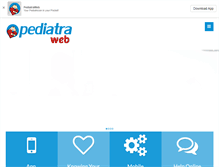 Tablet Screenshot of pediatraweb.com